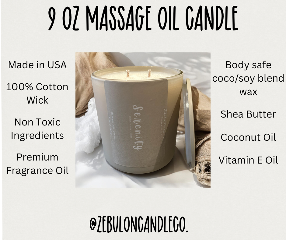 Massage oil Candle